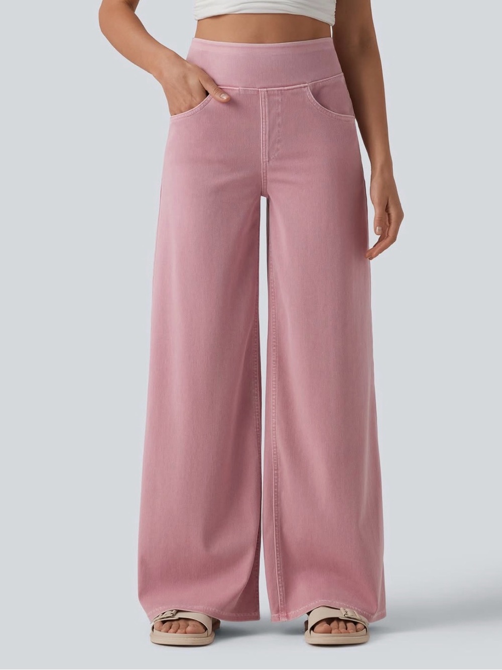 NWOT Halara Women’s Dusty Rose Jogger Pants